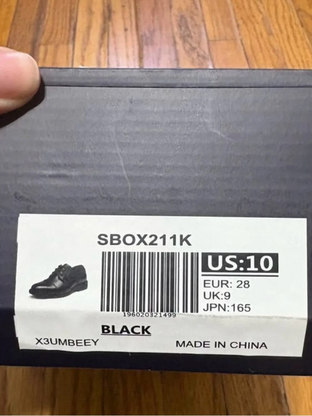 Little boys size 10 Black Lace-Up Dress Shoes - Classic Cap Toe